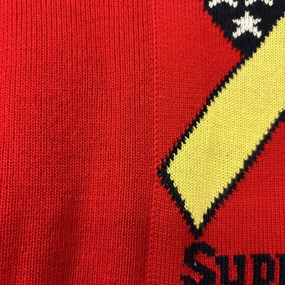 Vintage White Stag Support Our Troops Red Short Sleeve Sweater Women's Sz M - Picture 4 of 6